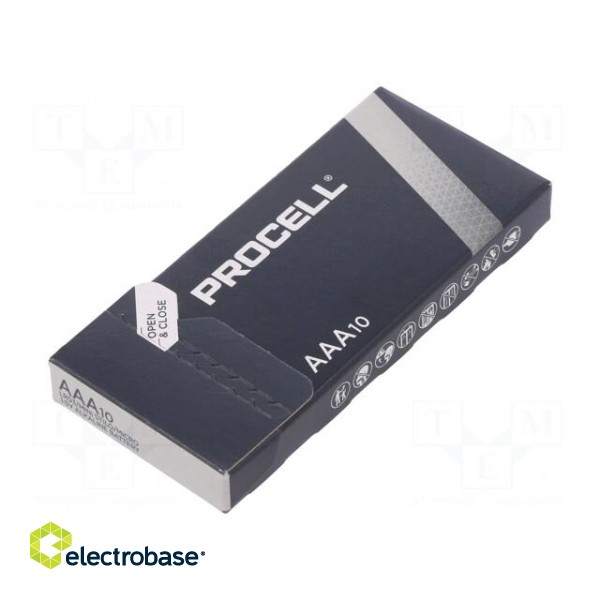 Battery: alkaline | 1.5V | AAA,R3 | Batt.no: 10 | non-rechargeable