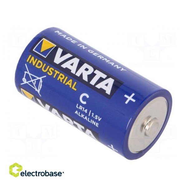 Battery: alkaline | 1.5V | C | non-rechargeable | Industrial PRO