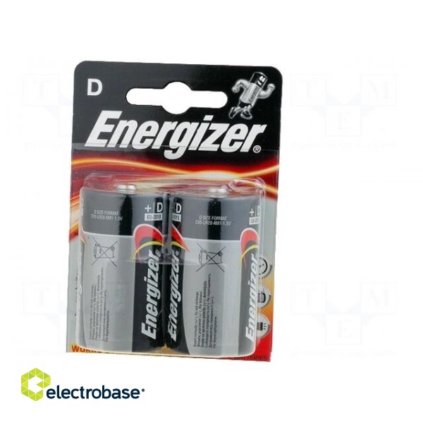 Battery: alkaline | 1.5V | D | Base | Batt.no: 2 | non-rechargeable