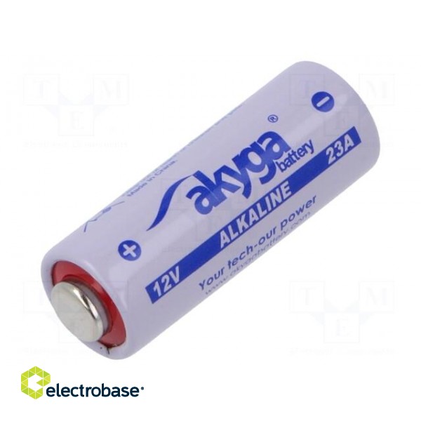 Battery: alkaline | 12V | 23A,8LR932 | 48mAh | non-rechargeable