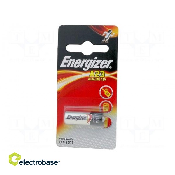 Battery: alkaline | 12V | 23A,8LR932,LRV08,MN21 | non-rechargeable