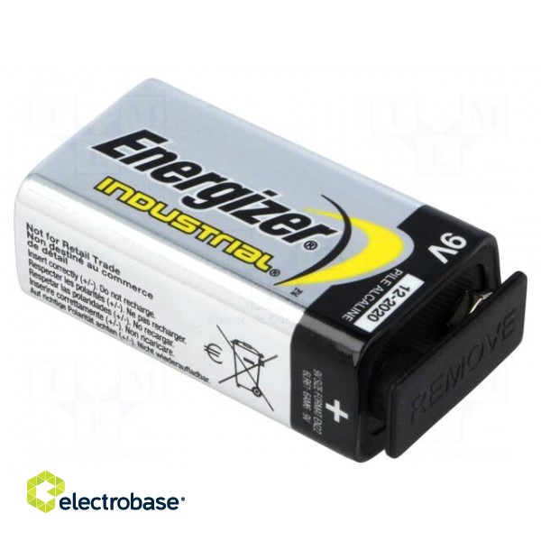 Battery: alkaline | 9V | 6F22 | Industrial | Batt.no: 12 image 2