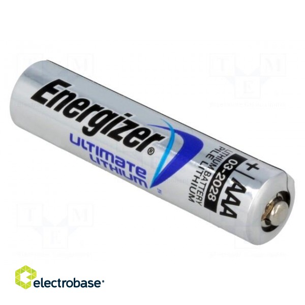 Battery: lithium | 1.5V | AAA,R3 | ULTIMATE LITHIUM | 1200mAh