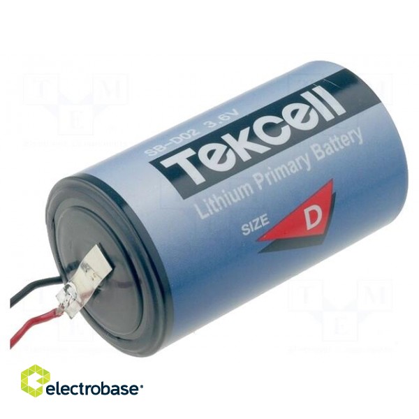 Battery: lithium | 3.6V | D | Ø34x61mm | 19000mAh | non-rechargeable