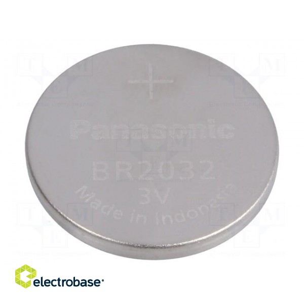 Battery: lithium | 3V | BR2032,coin | Ø20x3.2mm | 200mAh
