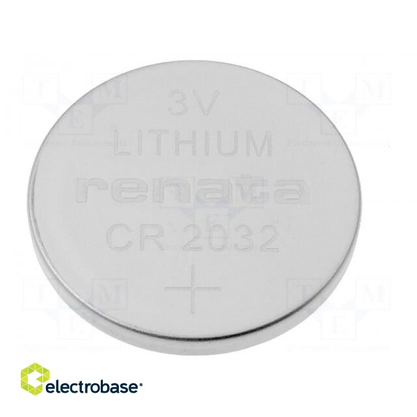 Battery: lithium | 3V | coin | Ø20x3.2mm | 225mAh | non-rechargeable