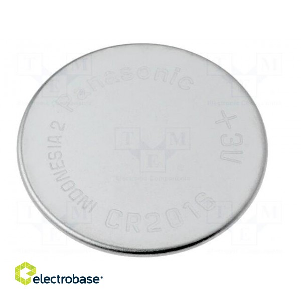 Battery: lithium | 3V | CR2016,coin | Ø20x1.6mm | 90mAh