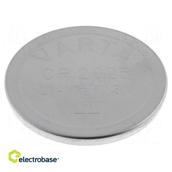 Battery: lithium | 3V | CR2025,coin | Ø20x2.5mm | 170mAh