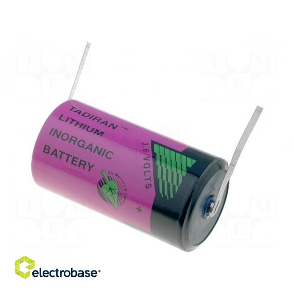 Battery: lithium (LTC) | 3.6V | C | soldering lugs | Ø26.2x50mm