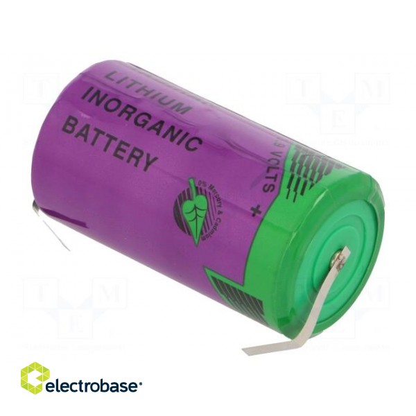 Battery: lithium (LTC) | 3.9V | D | 16000mAh | non-rechargeable