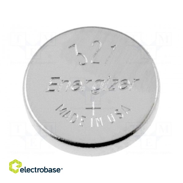 Battery: silver | 1.55V | 321,coin,R616 | non-rechargeable