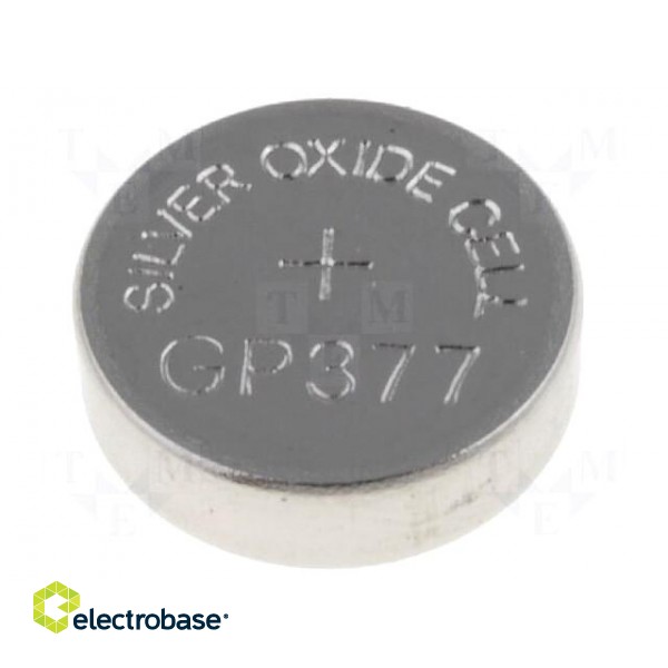 Battery: silver | 1.55V | R626,SR626,SR66,coin | Batt.no: 1