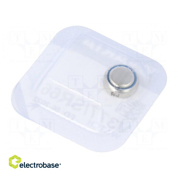 Battery: silver | 1.55V | coin,SR66 | 24mAh | non-rechargeable | 1pcs. фото 1