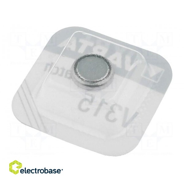 Battery: silver | 1.55V | SR67,coin | Batt.no: 1 | Ø7.9x1.5mm | 19mAh
