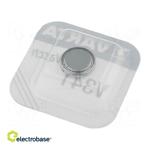 Battery: silver | 1.55V | coin,V341 | 15mAh | non-rechargeable | 1pcs.