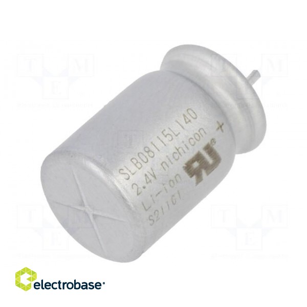 Re-battery: Li-Ion | Urated: 2.4V | Charging voltage: 2.8V | -30÷60°C image 2
