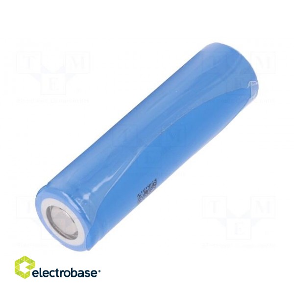 Re-battery: Li-Ion | 18650,MR18650 | 3.6V | 2850mAh | Ø18.4x65mm