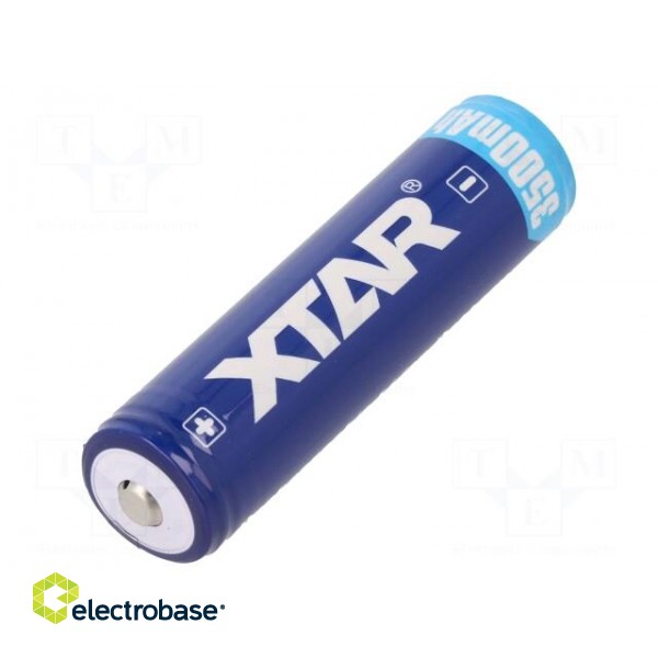 Re-battery: Li-Ion | MR18650 | 3.7V | 3500mAh | Ø18.6x70mm | 10A