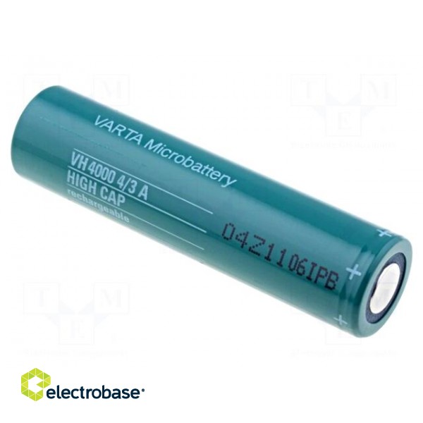 Re-battery: Ni-MH | 4/3A | 1.2V | 3800mAh