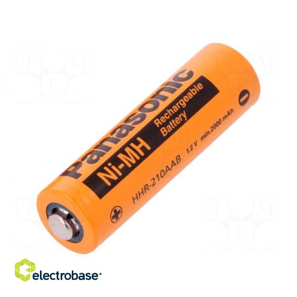 Re-battery: Ni-MH | AA | 1.2V | 2000mAh