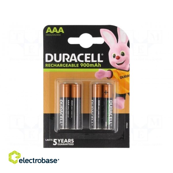 Re-battery: Ni-MH | AAA,R3 | 1.2V | 850mAh | blister | 4pcs.