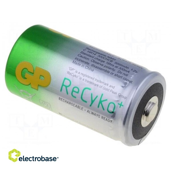 Re-battery: Ni-MH | C | 1.2V | 3000mAh | ReCyko | Ready2Use