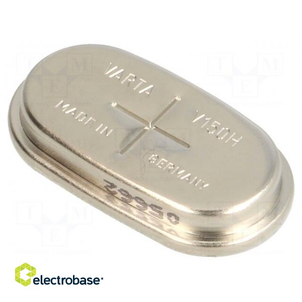 Re-battery: Ni-MH | V150H,coin | 1.2V | 140mAh | 25.5x14x5.7mm