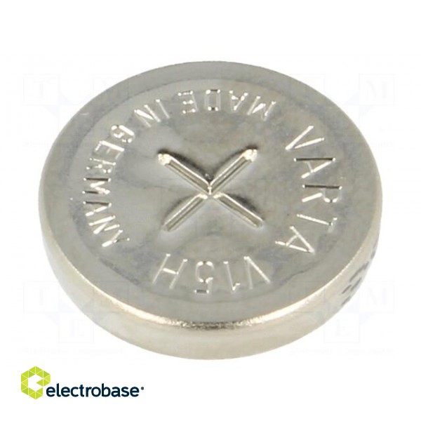Re-battery: Ni-MH | V15H,coin | 1.2V | 15mAh | Ø11.5x3mm