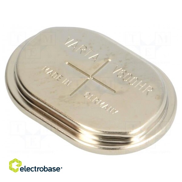 Re-battery: Ni-MH | V600HR,coin | 1.2V | 600mAh | 34x24x6.8mm