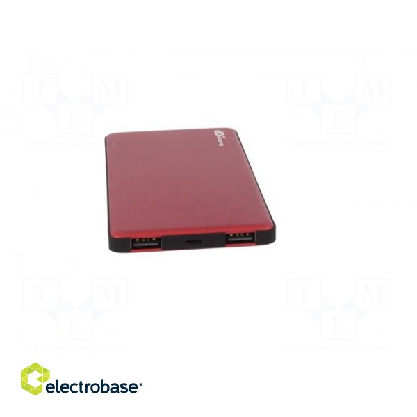 Re-battery: powerbank | 5000mAh | 135.5x70x10mm | 2.1A | Out: USB | 5VDC image 10
