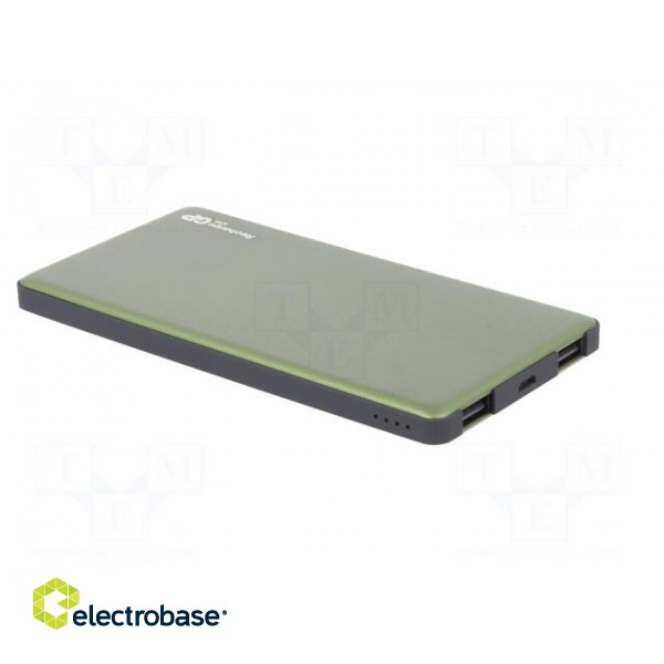 Re-battery: powerbank | 5000mAh | 135.5x70x10mm | 2.1A | Out: USB | 5VDC image 10