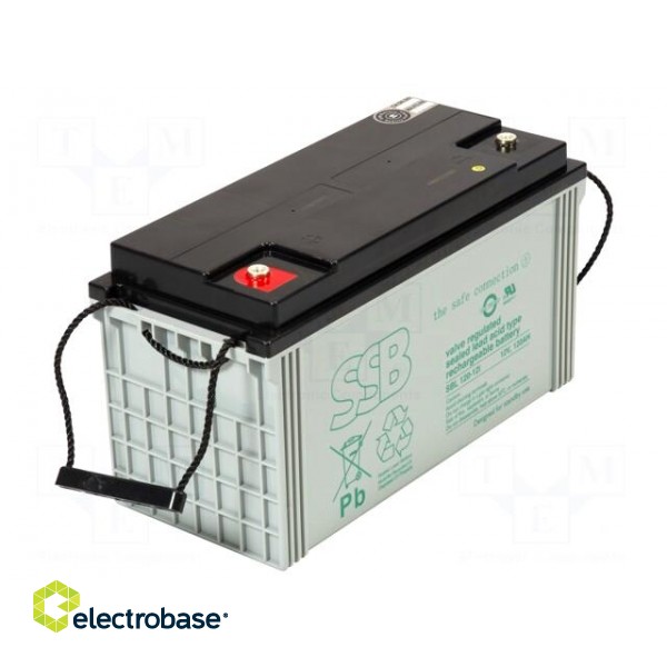 Re-battery: acid-lead | 12V | 120Ah | AGM | maintenance-free | 35.5kg image 1
