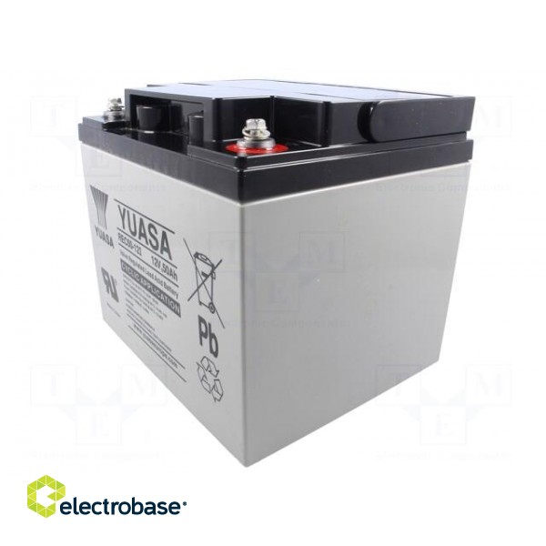 Re-battery: acid-lead | 12V | 50Ah | AGM | maintenance-free image 4