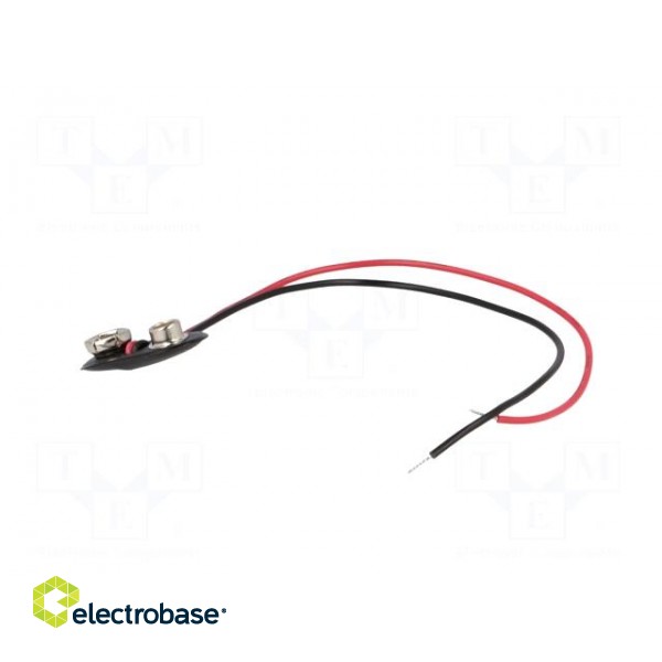 6F22 connector | Leads: cables | Size: 6F22,6LR61 | Batt.no: 1 | 150mm фото 4