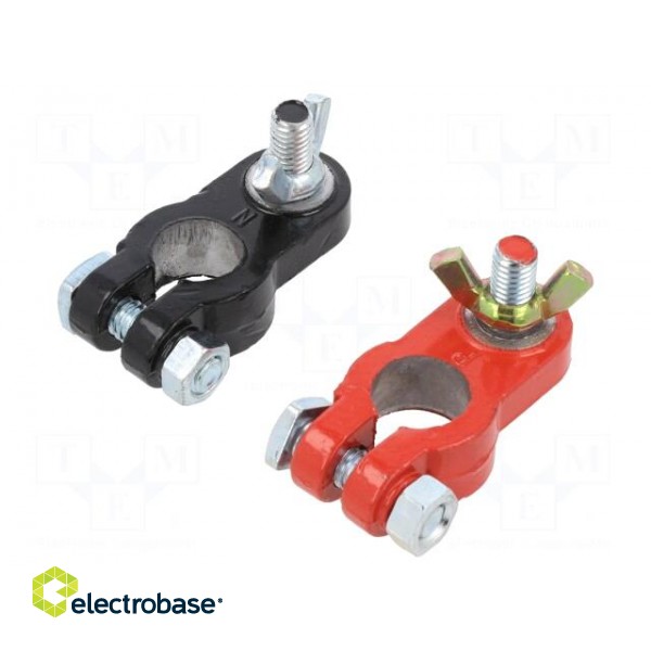 Battery clamps | french | rechargeable battery 12V