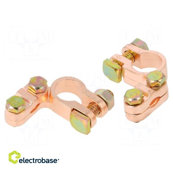 Battery clamps | Standard | rechargeable battery 12V