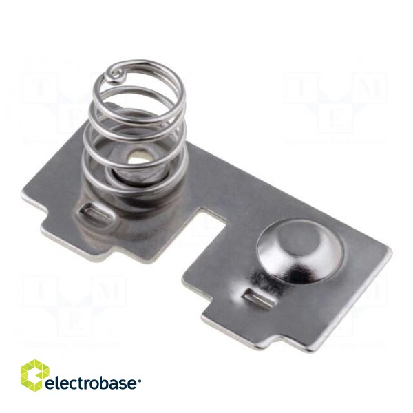 Button-like/spring contact | Mounting: push-in | Size: AAA,N,R3