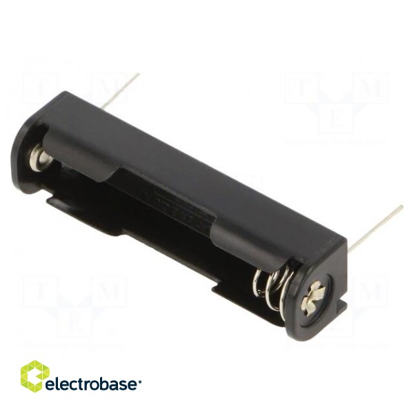 Holder | AAA,R03 | Batt.no: 1 | PCB,THM | for PCB