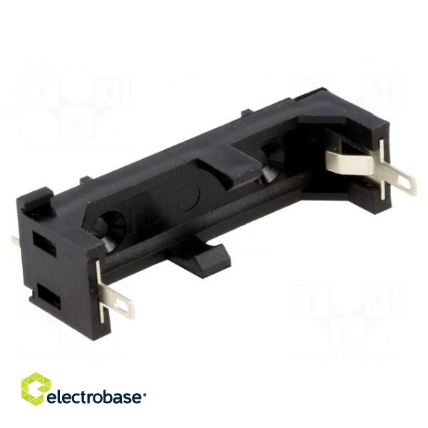 Holder | AAA,R3 | Batt.no: 1 | soldering lugs | black | UL94V-0 image 1