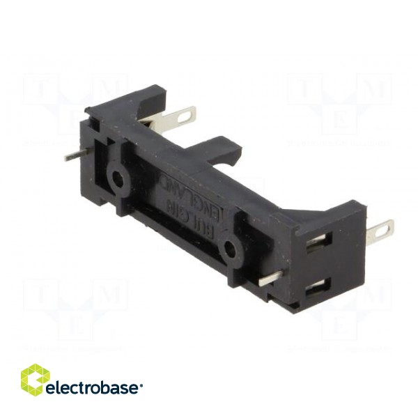 Holder | AAA,R3 | Batt.no: 1 | soldering lugs | black | UL94V-0 image 8