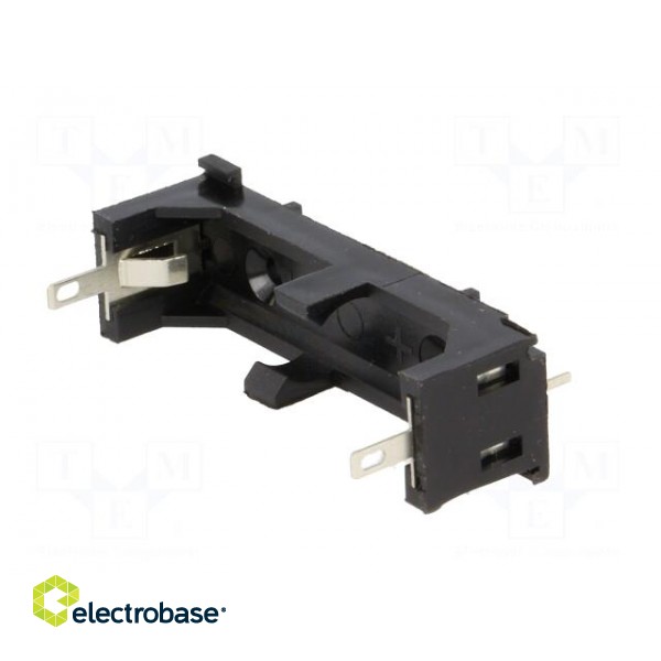 Holder | AAA,R3 | Batt.no: 1 | soldering lugs | black | UL94V-0 image 4