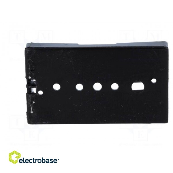 Holder | AA,R6 | Batt.no: 2 | for PCB | black paveikslėlis 7