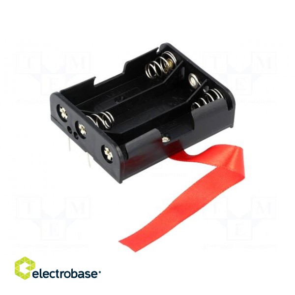 Holder | AA,R6 | Batt.no: 3 | PCB | Features: ejection strip image 1