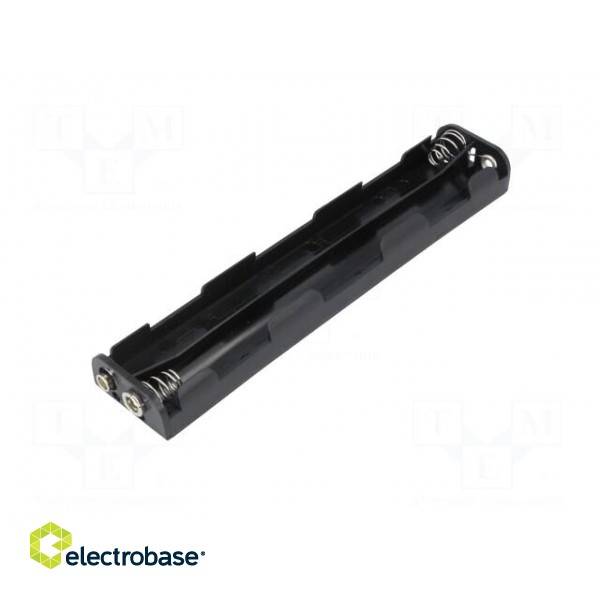 Holder | AA,R6 | Batt.no: 6 | 6F22 type | black image 6