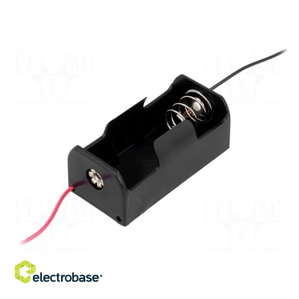Holder | Leads: cables | Size: C,R14 | Batt.no: 1 | Colour: black | 150mm