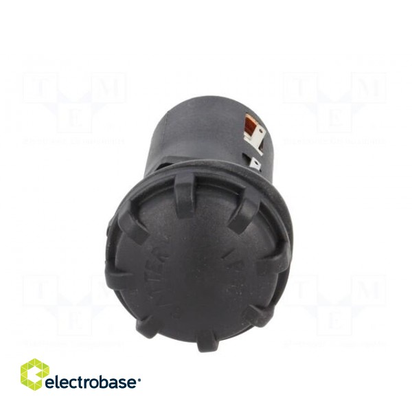 Holder | C,R14 | Batt.no: 1 | soldering lugs | black | UL94V-0 | -30÷70°C image 9