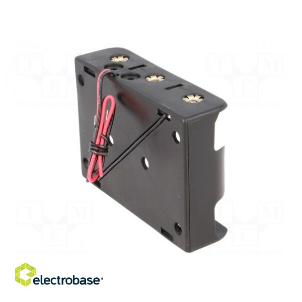 Holder | C,R14 | Batt.no: 3 | cables | black | 150mm image 8