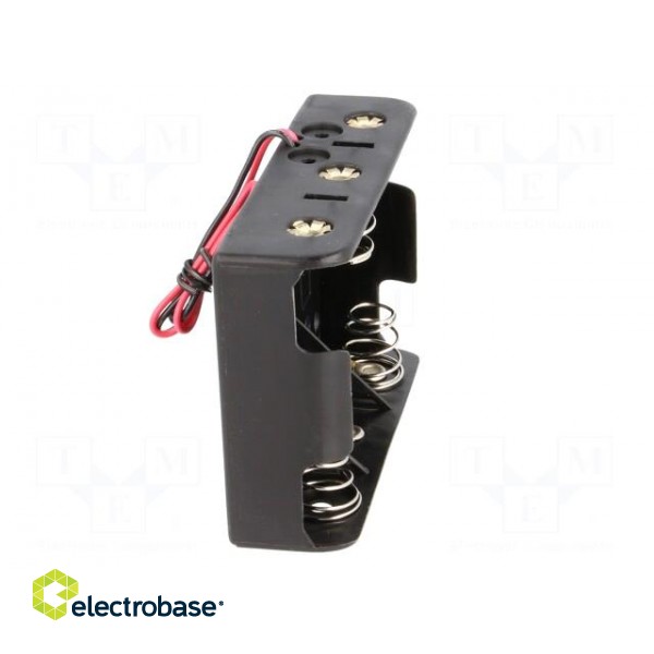 Holder | C,R14 | Batt.no: 3 | cables | black | 150mm image 9