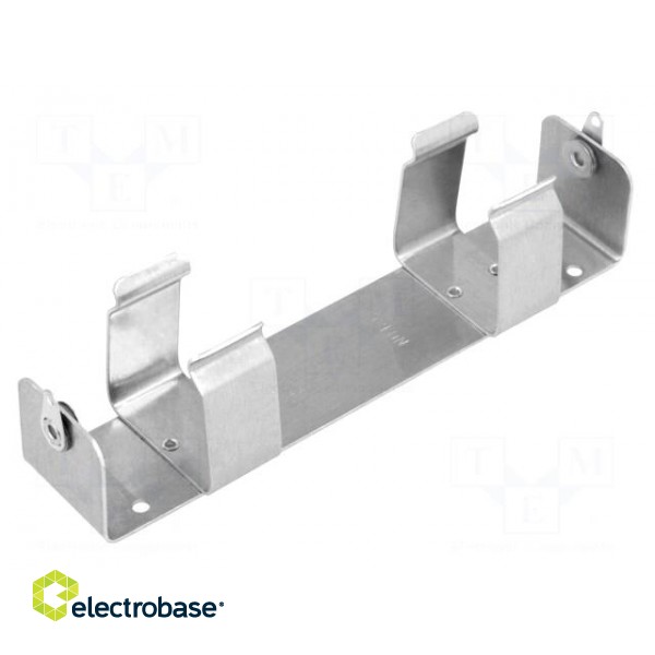 Holder | Mounting: screw | Size: D,R20 | Batt.no: 2 | aluminium image 1