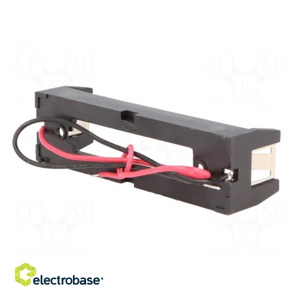 Holder | Leads: cables | Size: MR18650 | Batt.no: 1 | Colour: black image 8